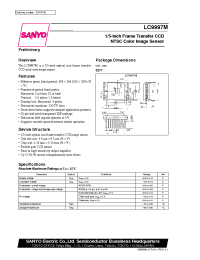Datasheet LC9997 manufacturer Sanyo